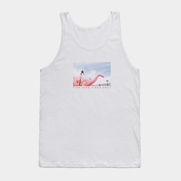 Pink Dino Vibes Only Tank Top by Aanmah Shop